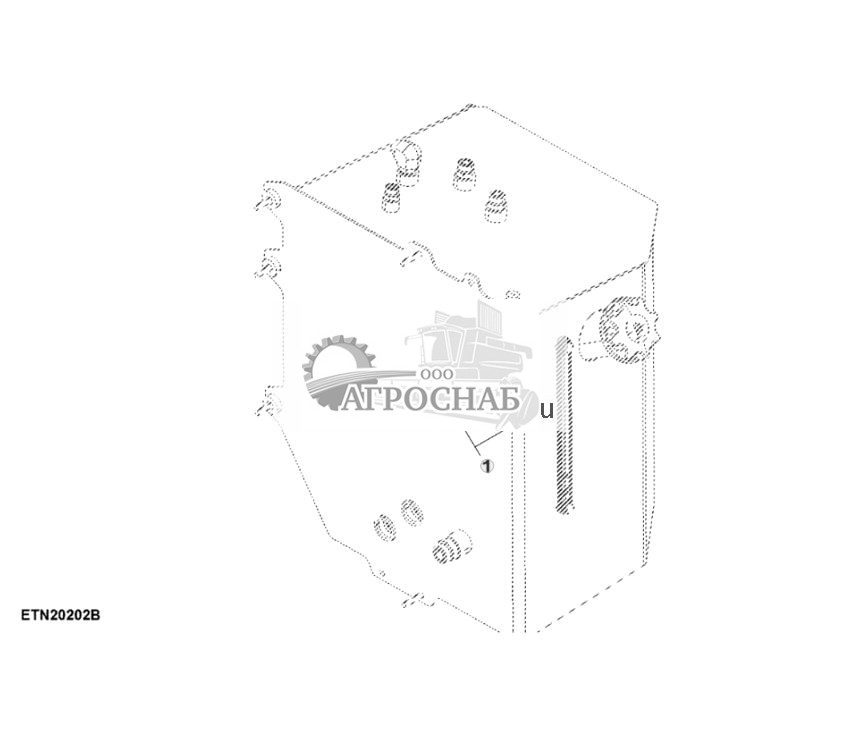 Заглушка, без слива уплотнения двигателя - ST832754 776.jpg